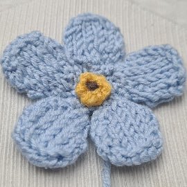 Forget - me - not Knitting Pattern PDF Download - Fitting in Knitting