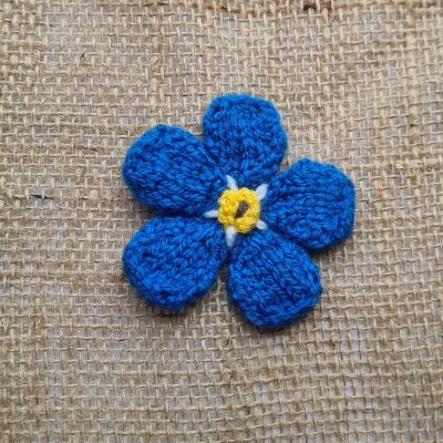 Forget - me - not Knitting Pattern PDF Download - Fitting in Knitting
