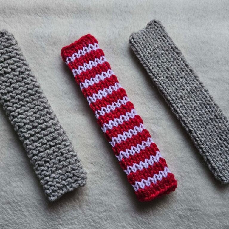 Bookmark Knitting Pattern PDF Download - Fitting in Knitting