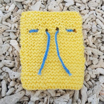 Pouches & Drawstring Bags Knitting Pattern PDF Download - Fitting in Knitting