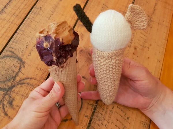 Ice Cream Knitting Pattern PDF Download - Fitting in Knitting