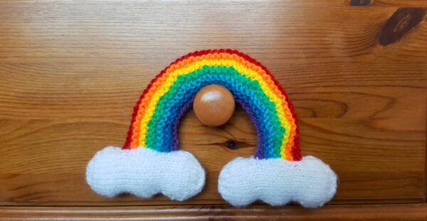 Rainbow Knitting Pattern PDF Download - Fitting in Knitting