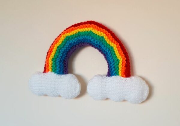 Rainbow Knitting Pattern PDF Download - Fitting in Knitting