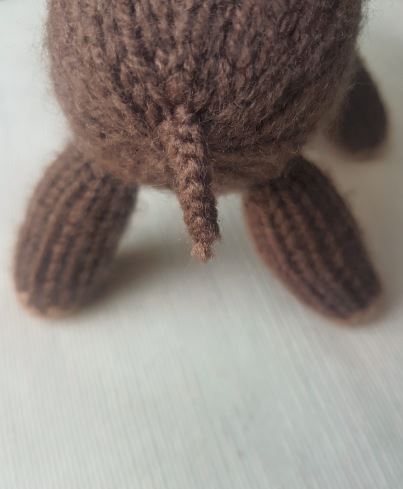 Standing Reindeer Knitting Pattern PDF Download - Fitting in Knitting