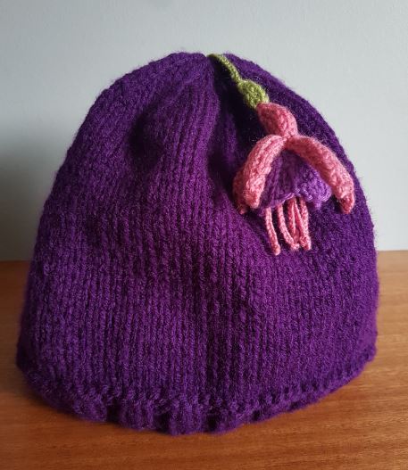 Fuchsia Tea Cosy Knitting Pattern PDF Download - Fitting in Knitting