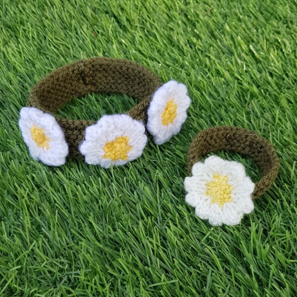 Daisy Bracelet & Daisy Chain Knitting Pattern PDF Download