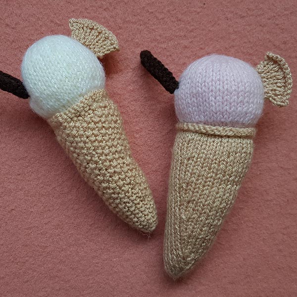 Ice Cream Knitting Pattern PDF Download - Fitting in Knitting