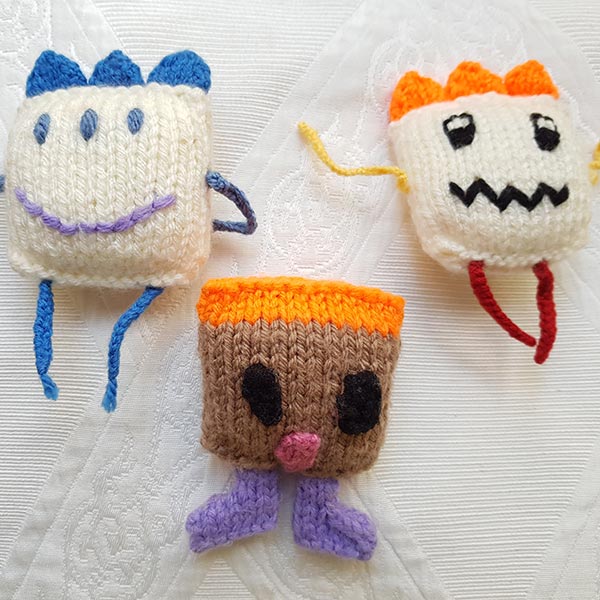 Monster Knitting Pattern PDF Download - Fitting in Knitting