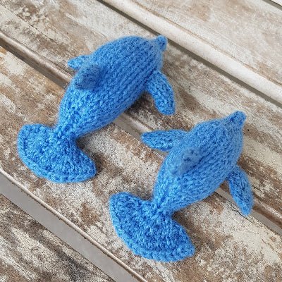 Dolphin Knitting Pattern PDF Download - Fitting in Knitting