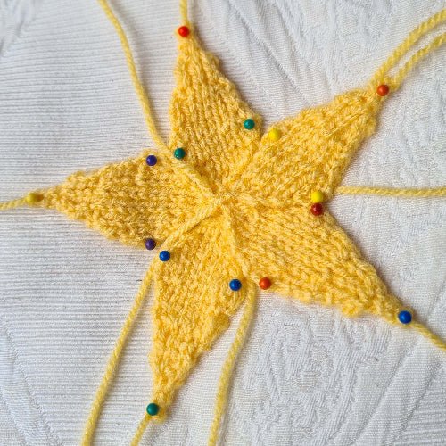 Star Knitting Pattern PDF Download - Fitting in Knitting