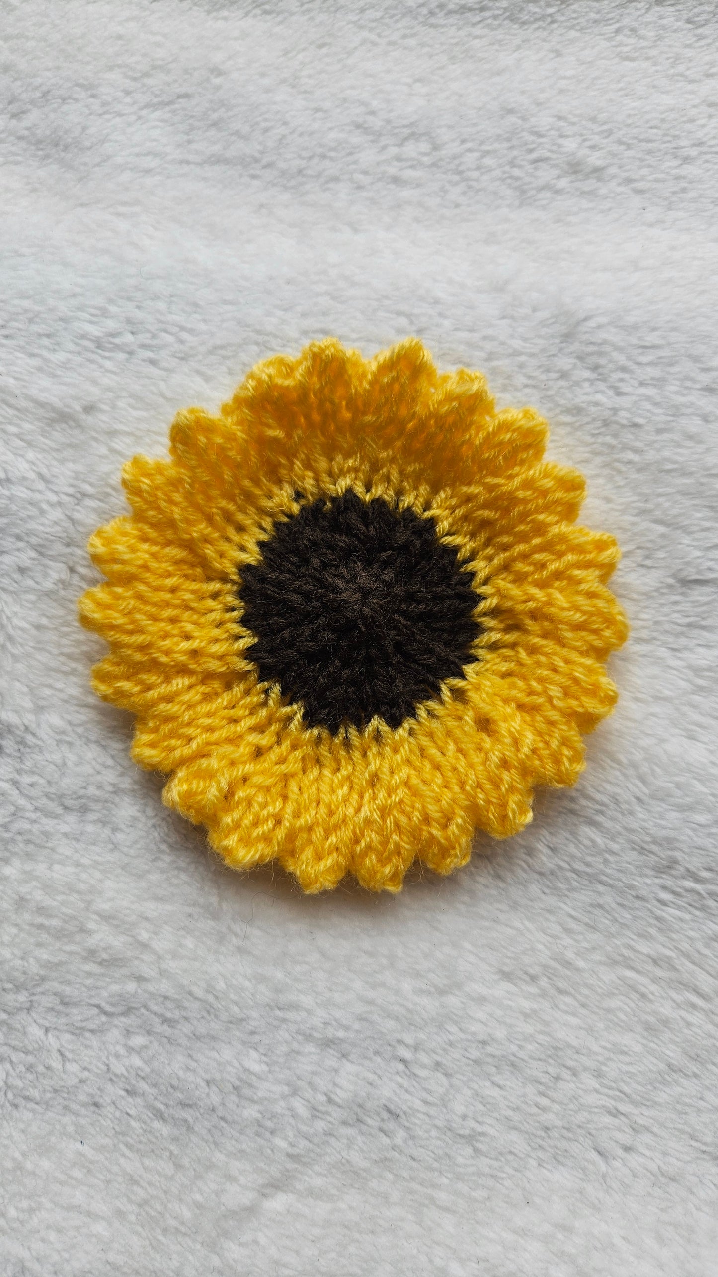Sunflower Knitting Pattern PDF Download