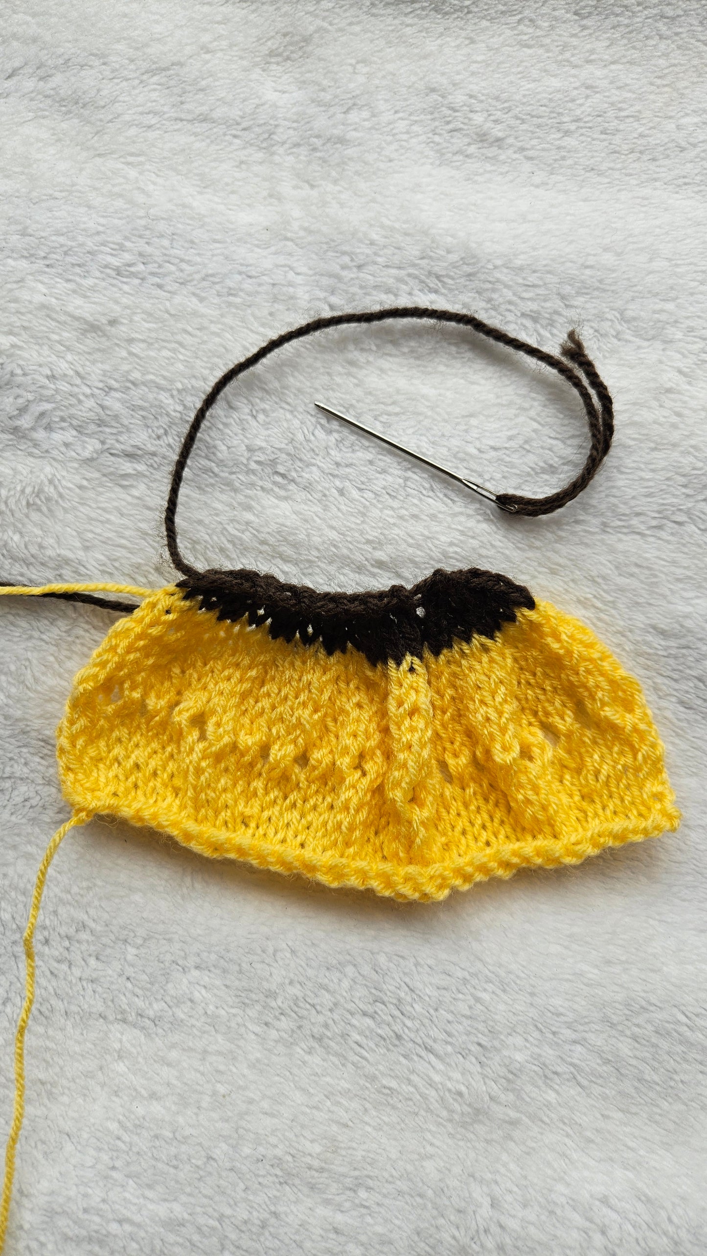 Sunflower Knitting Pattern PDF Download