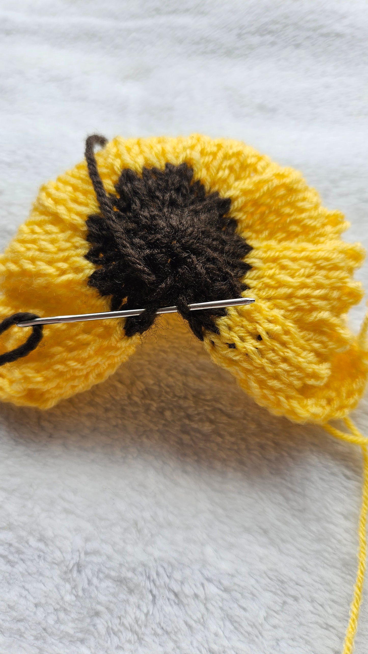 Sunflower Knitting Pattern PDF Download