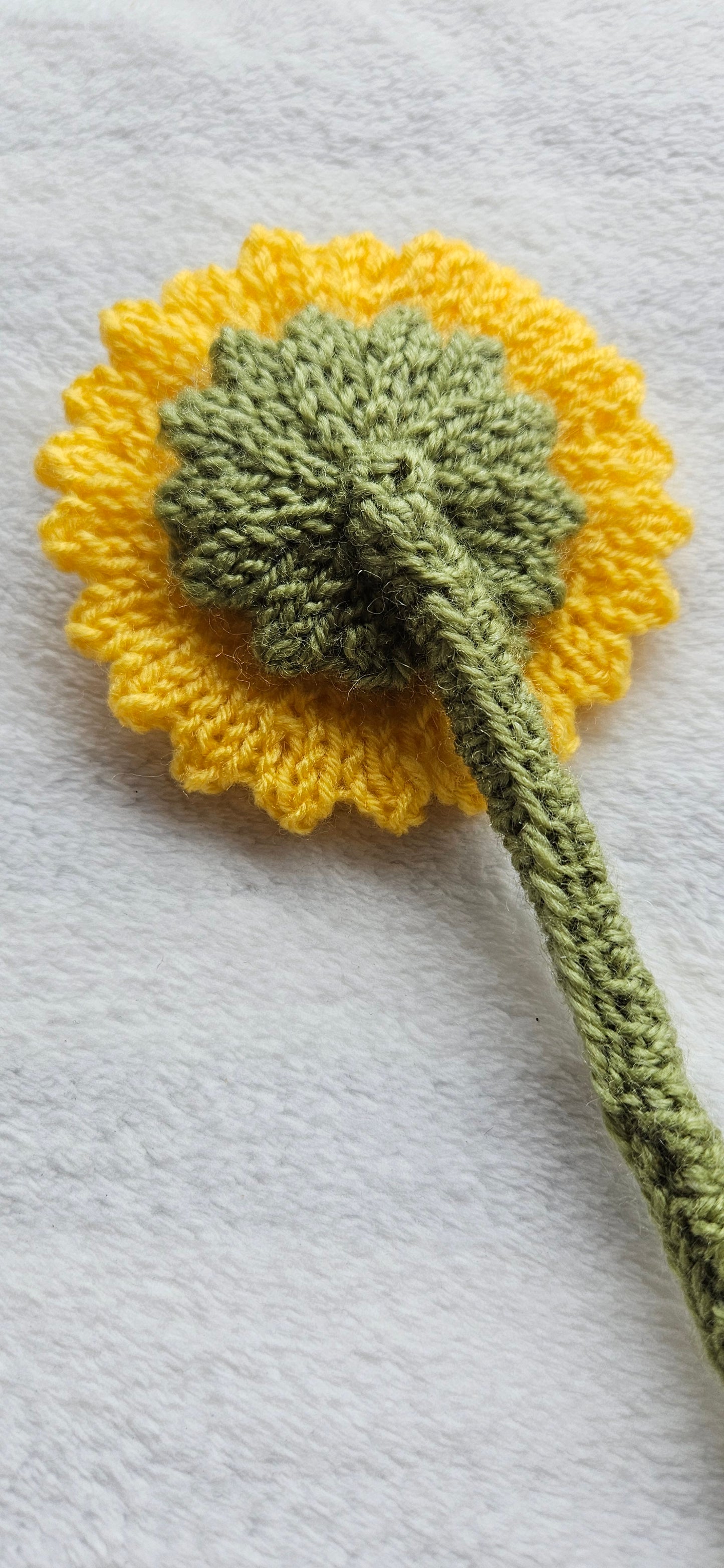 Sunflower Knitting Pattern PDF Download