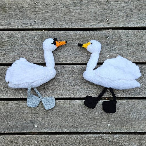 Whooper Swan Knitting Pattern PDF Download - Fitting in Knitting