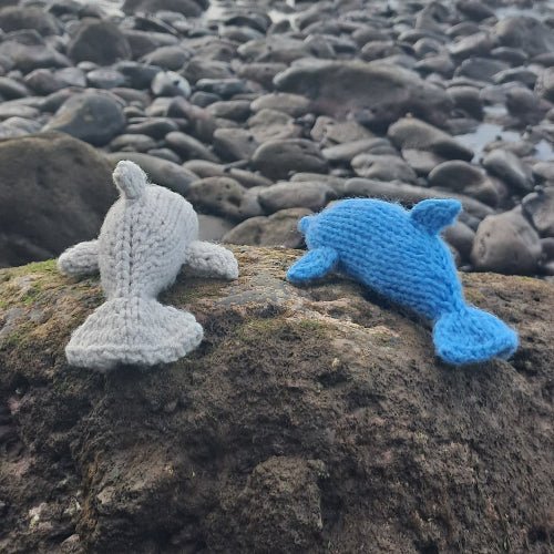 Dolphin Knitting Pattern PDF Download - Fitting in Knitting