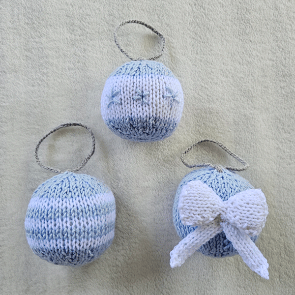Bauble Knitting Pattern PDF Download