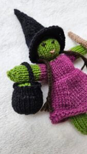 Witch Knitting Pattern PDF Download