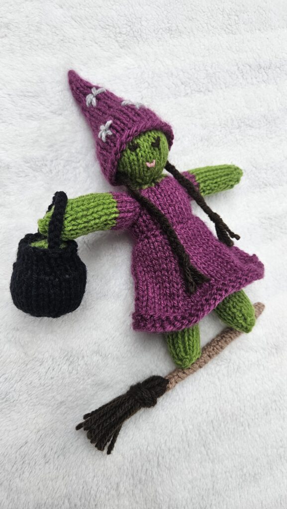 Witch Knitting Pattern PDF Download
