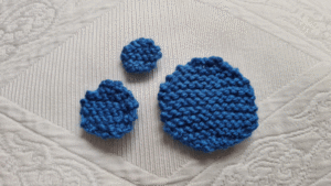 Knitted Spots or Knitted Circles Knitting Pattern PDF Download