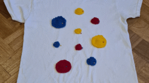 Knitted Spots or Knitted Circles Knitting Pattern PDF Download