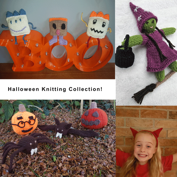 Halloween bundle! PDF download of Knitting Fun!