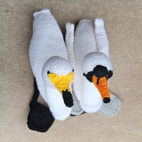 Mute Swan Knitting Pattern PDF Download - Fitting in Knitting