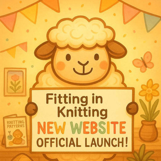 New Website Now Launched! - Fitting in Knitting