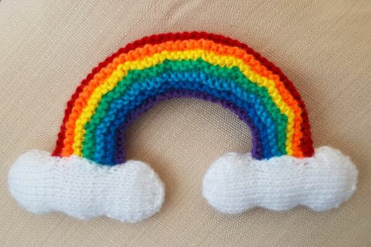 Knitted Rainbows - Fitting in Knitting