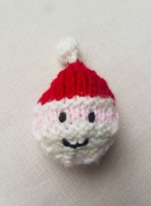 Little Knitted Santa - Fitting in Knitting