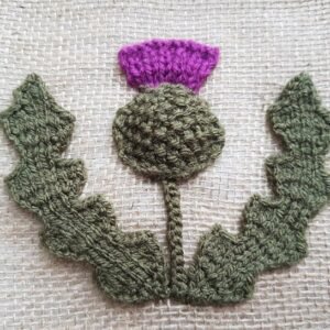 The National Flower of Scotland - Fitting in Knitting