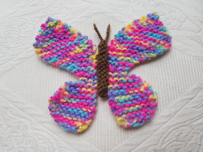 Quick Butterfly Knitting Pattern PDF Download