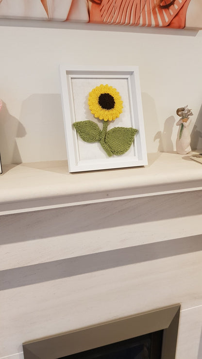 Sunflower Knitting Pattern PDF Download - Fitting in Knitting