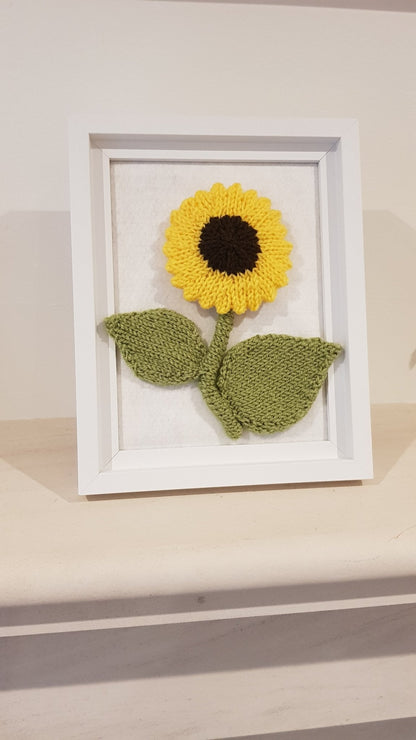 Sunflower Knitting Pattern PDF Download - Fitting in Knitting
