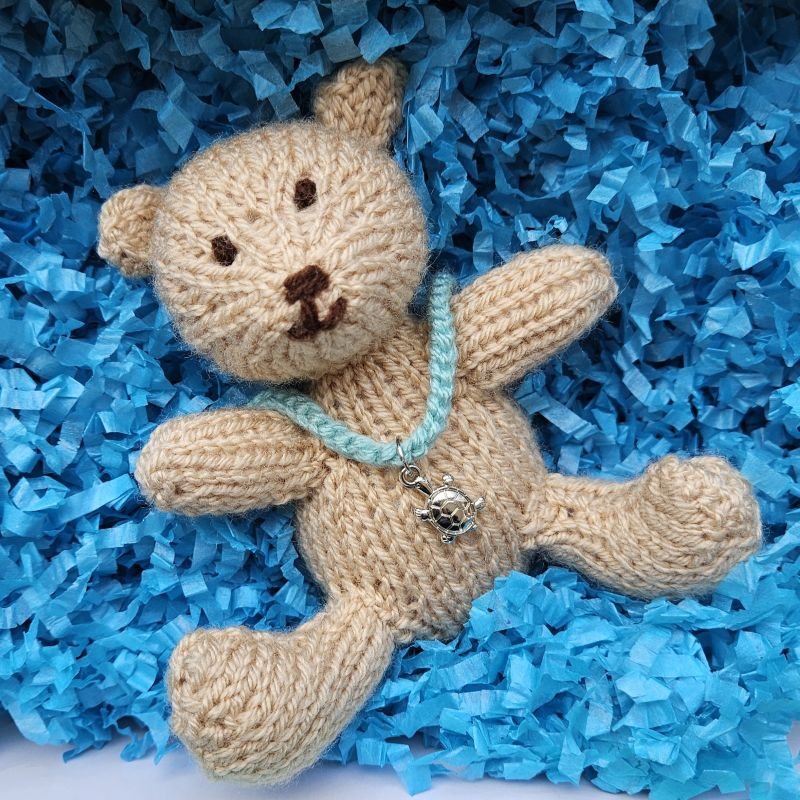 Little Teddy Knitting Pattern PDF Download - Fitting in Knitting