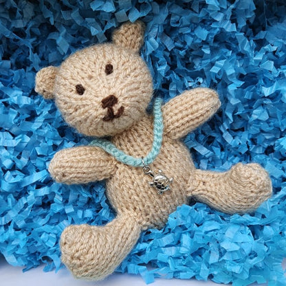 Little Teddy Knitting Pattern PDF Download - Fitting in Knitting