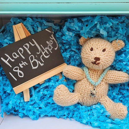 Little Teddy Knitting Pattern PDF Download - Fitting in Knitting