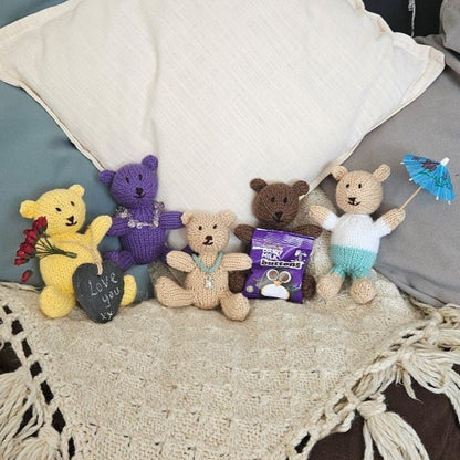 Little Teddy Knitting Pattern PDF Download - Fitting in Knitting