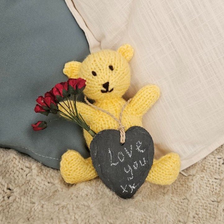 Little Teddy Knitting Pattern PDF Download - Fitting in Knitting