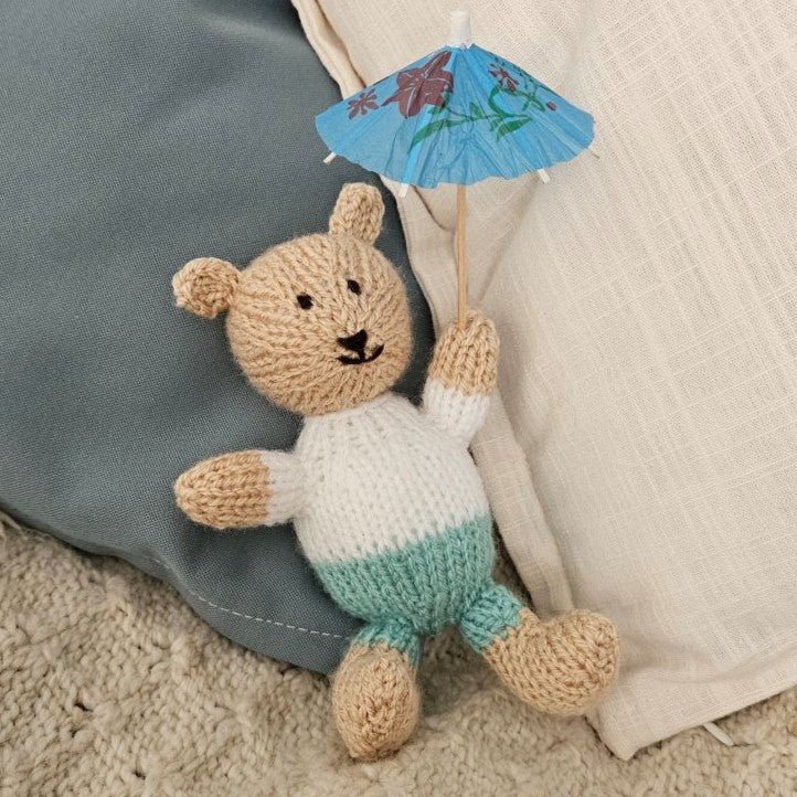 Little Teddy Knitting Pattern PDF Download - Fitting in Knitting