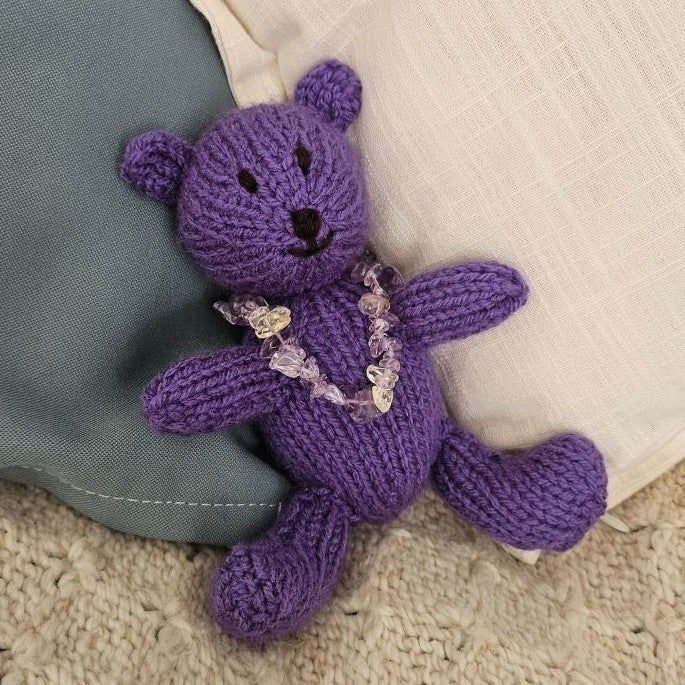 Little Teddy Knitting Pattern PDF Download - Fitting in Knitting