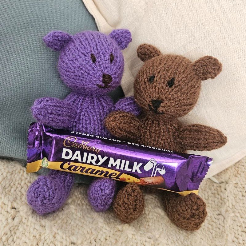 Little Teddy Knitting Pattern PDF Download - Fitting in Knitting