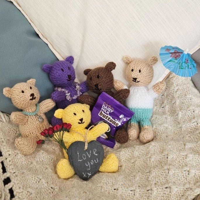 Little Teddy Knitting Pattern PDF Download - Fitting in Knitting