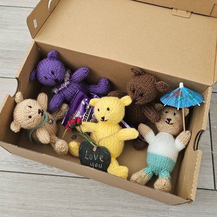 Little Teddy Knitting Pattern PDF Download - Fitting in Knitting