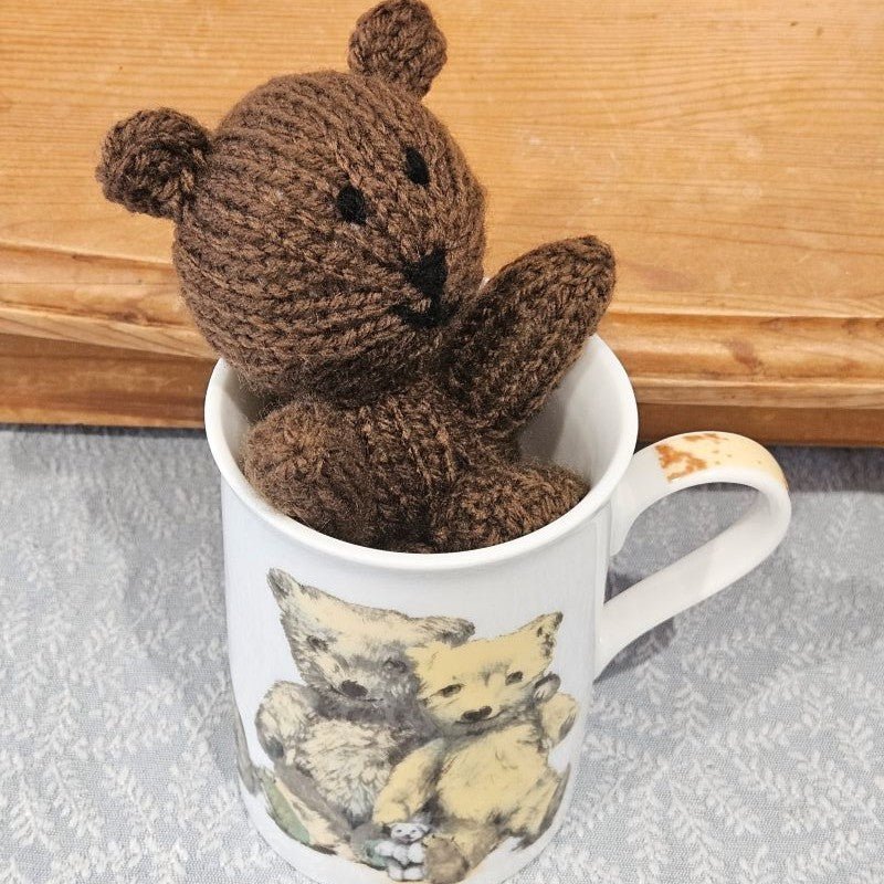 Little Teddy Knitting Pattern PDF Download - Fitting in Knitting