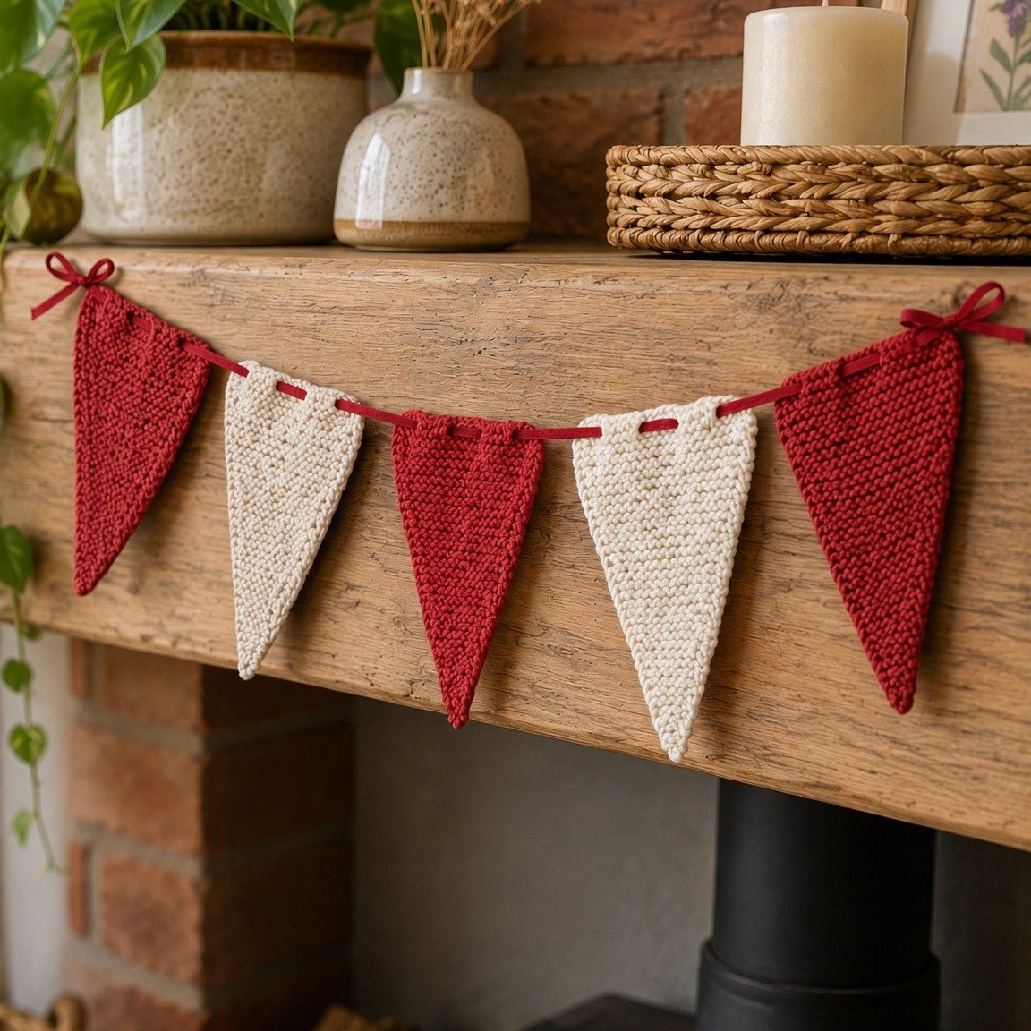 Bunting Knitting Pattern PDF Download - Fitting in Knitting
