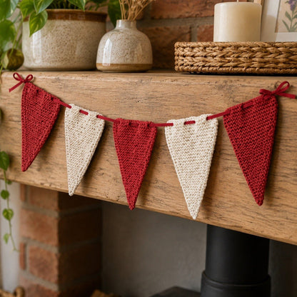 Bunting Knitting Pattern PDF Download - Fitting in Knitting