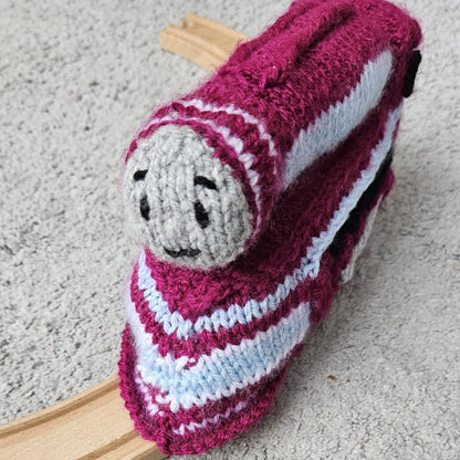 Caitlin Train Knitting Pattern PDF Download (Based on Thomas & Friends) - Fitting in Knitting