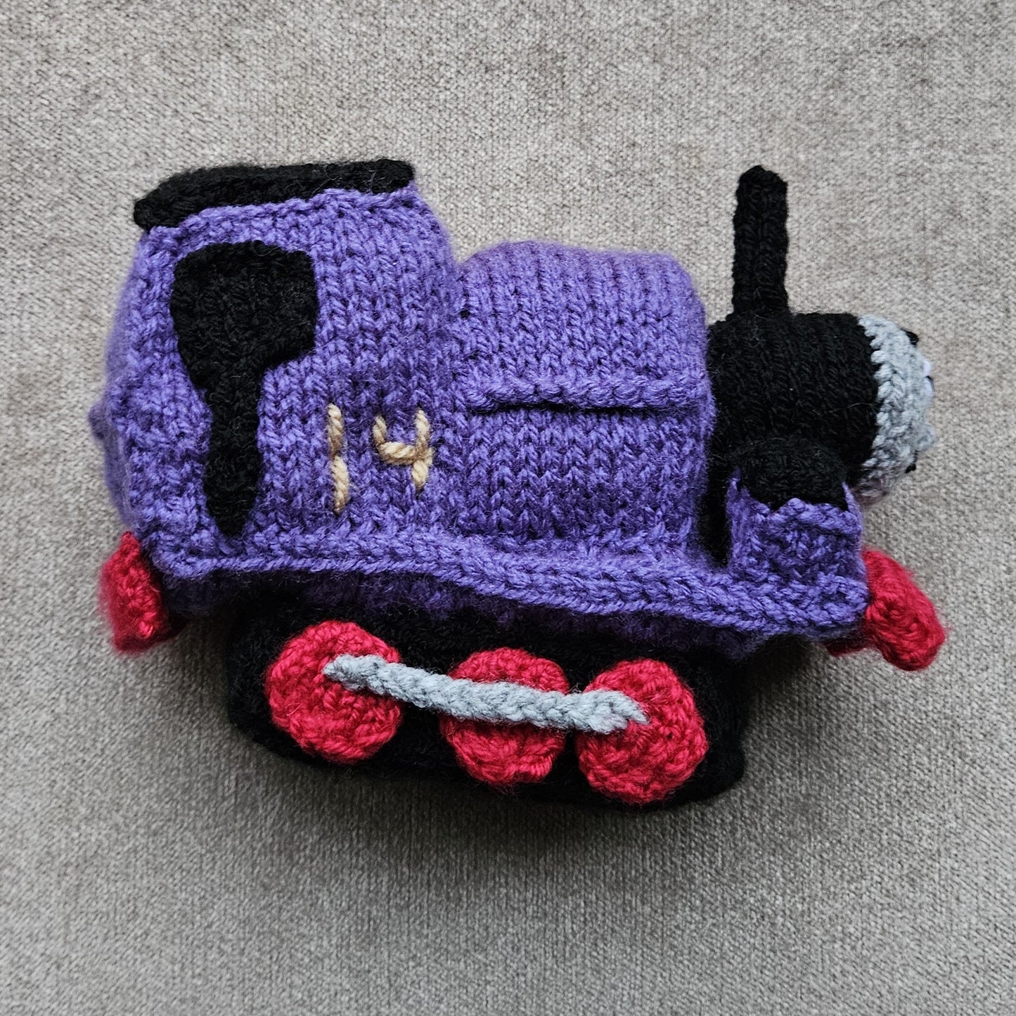 Charlie Train Knitting Pattern PDF Download (Based on Thomas & Friends)