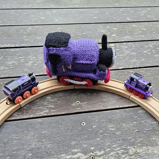 Charlie Train Knitting Pattern PDF Download (Based on Thomas & Friends) - Fitting in Knitting